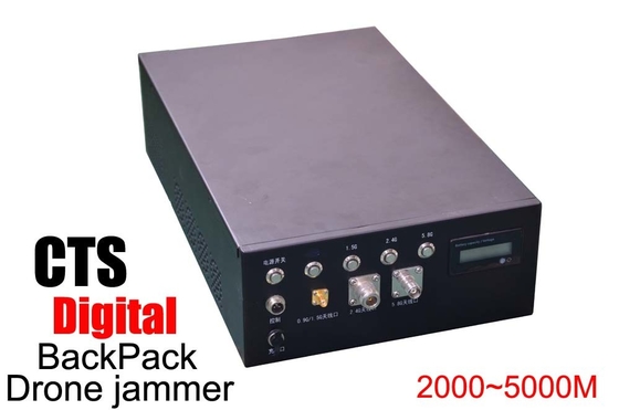 Jammer κηφήνων σακιδίων πλάτης ραδιο ψηφιακή πηγή με την πολυ συχνότητα και το ποσοστό 3000M