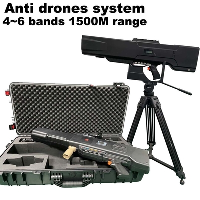 Σύστημα Anti Drone 5 ζωνών Handheld Drone Jammer 900mhz έως 6ghz