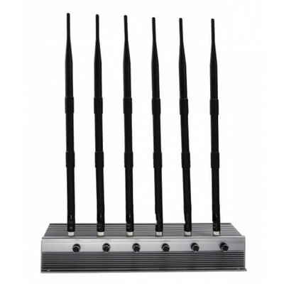 6 Jammer σημάτων Wifi κεραιών Blocker σημάτων GSM συσκευών 1520-1670 MHZ