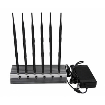 6 Jammer σημάτων Wifi κεραιών Blocker σημάτων GSM συσκευών 1520-1670 MHZ