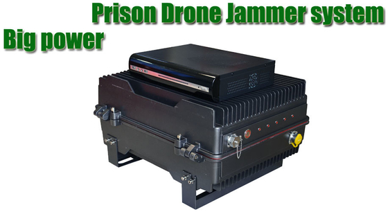 Jammer κηφήνων υψηλής δύναμης ραδιο σύστημα άμυνας κηφήνων με τον έλεγχο παραγωγής 600W