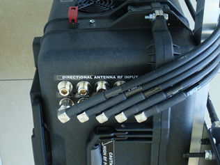 Τακτικό Jammer κινητικότητας 25Mhz-3800Mhz, UHF Jammer 350W σημάτων υψηλής δύναμης VHF